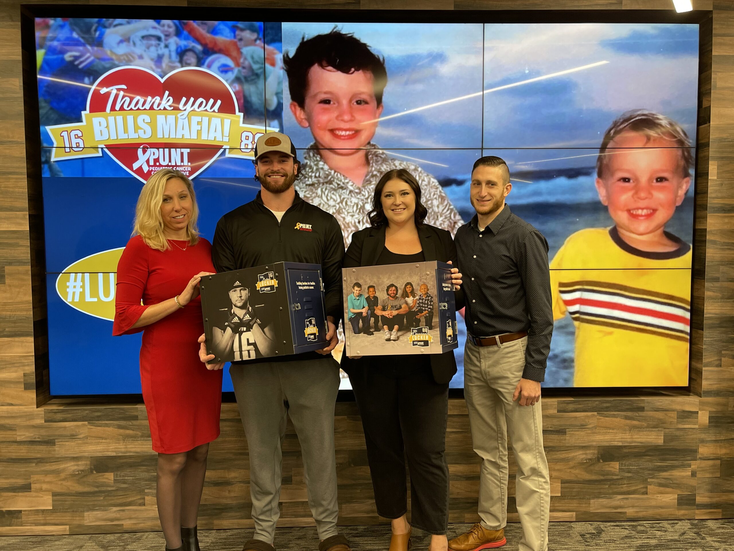 Parents of Dawson and Luke Knox thank Buffalo Bills fans for donations to  PUNT